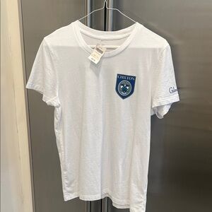 Gilmore Girls White T-Shirt with Blue CHILTON Logo - NEW